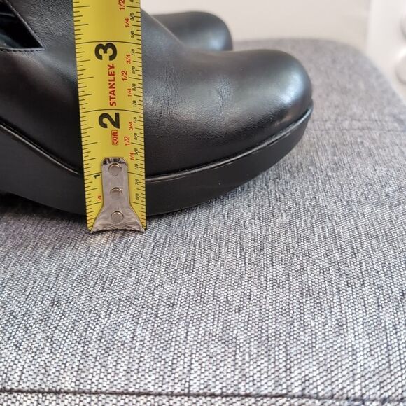 Dansko Women's Black Platform Wedge Clogs 1901020200 Sz Eur 38 - Picture 11 of 12